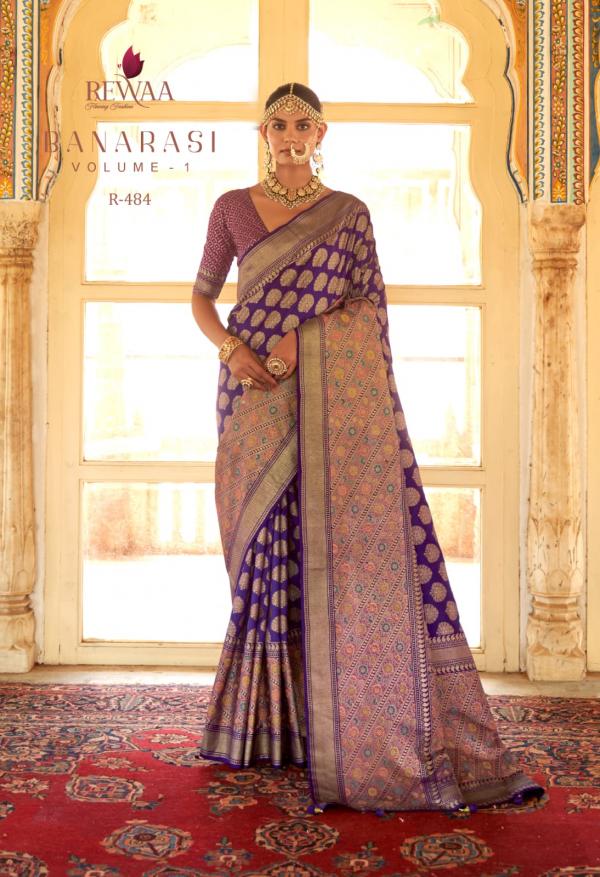 Rewaa Banarasi 1 Designer Patola Silk Saree Collection